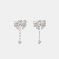 Titanium Steel Bow Earrings Trandify deal