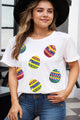 Plus Size Easter Round Neck Short Sleeve T-Shirt Trandify deal