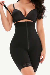 Full Size Lace Zip-Up Under-Bust Shaping Bodysuit – TrandifyDeal