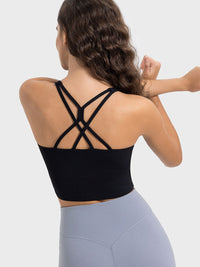 Millennia Crisscross Round Neck Active Tank Trandify deal