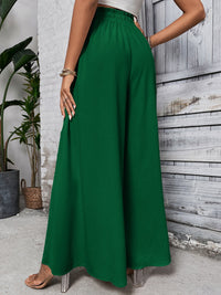 Tied High Waist Wide Leg Pants Trandify deal