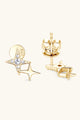 Moissanite 925 Sterling Silver Star Shape Earrings Trandify Deal