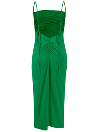 Backless Cowl Neck Sleeveless Cami Dress Trandify deal