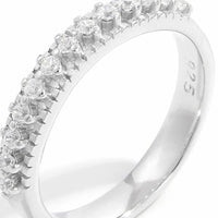 925 Sterling Silver Inlaid Zircon Ring Trandify Deal