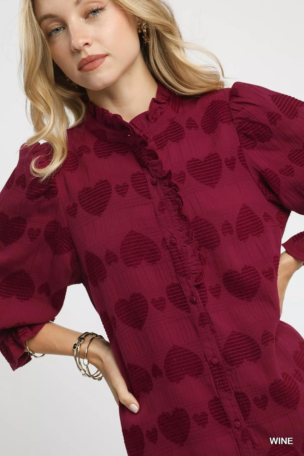 How to style a women's ruffle shirt with jeans