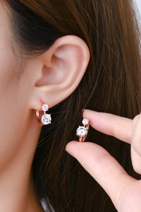 1.3 Carat Moissanite 925 Sterling Silver Earrings Trandify Deal