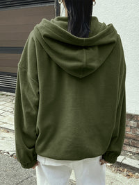 Mountain Quarter Zip Long Sleeve Hoodie Trandify Deal
