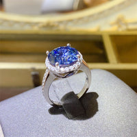 5 Carat Moissanite 925 Sterling Silver Ring Trandify Deal