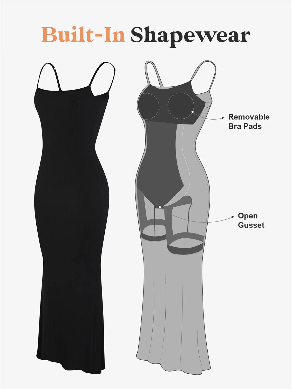 Basic Bae Built-In Shapewear Sleeveless Maxi Dress Trandify Deal