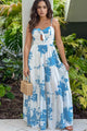 Cut-Out Sweetheart Neck Maxi Dress – Flowy Summer Dress for Women
