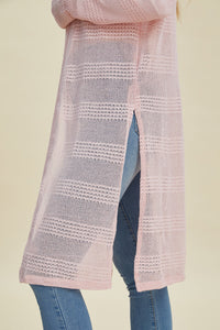 Double Take Full Size Open Front Longline Cardigan Trandify deal