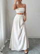 Boho Square Neck Cami and Flowy Maxi Skirt Set for Women – Summer Outfit