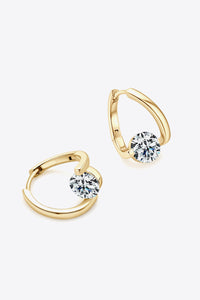 2 Carat Moissanite 925 Sterling Silver Heart Earrings Trandify deal