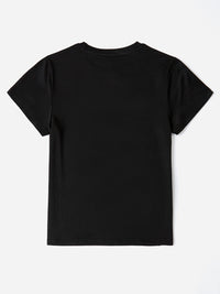 Letter Graphic Round Neck Short Sleeve T-Shirt Trandify Deal
