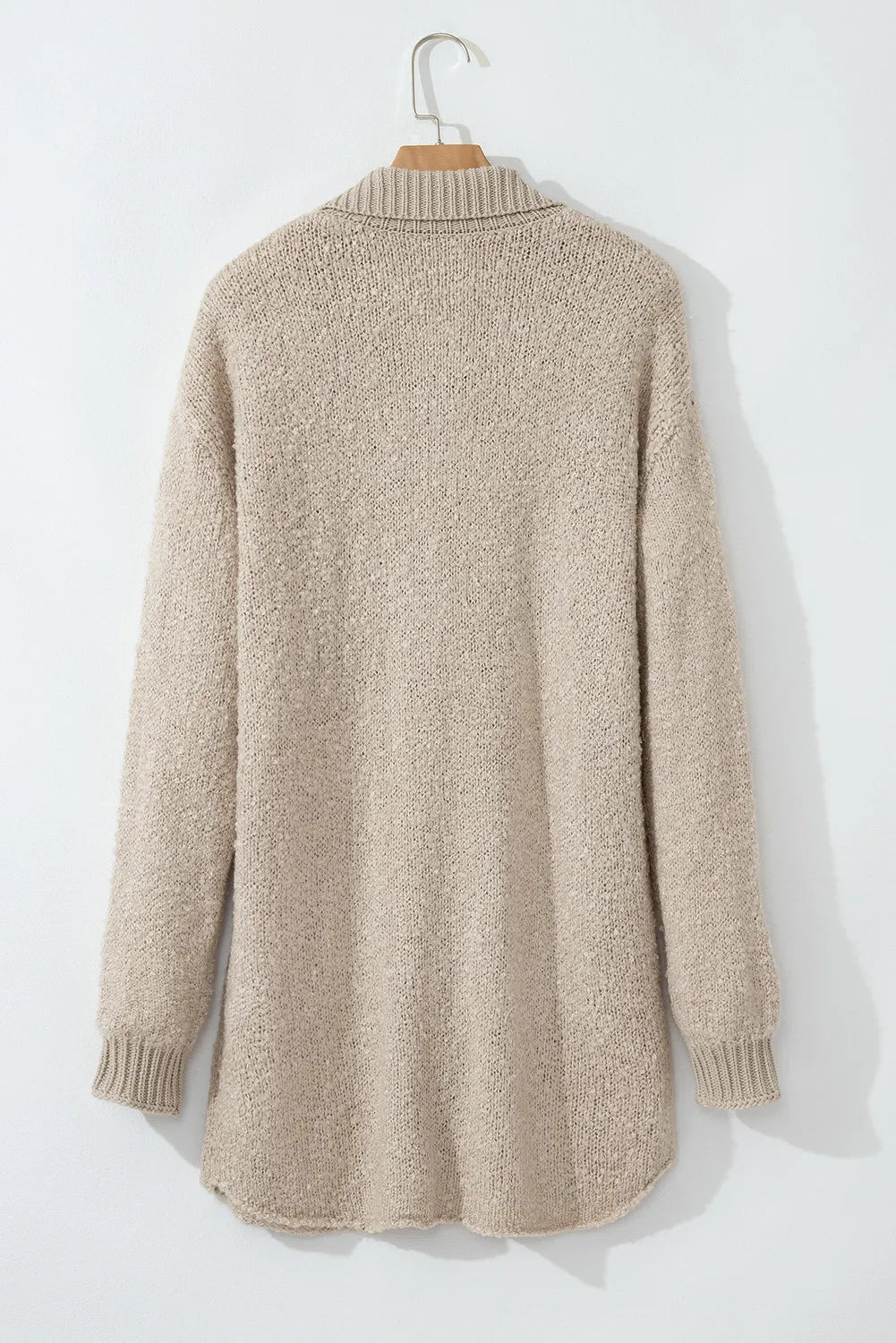 Pocketed Button Up Long Sleeve Cardigan Trandify Deal