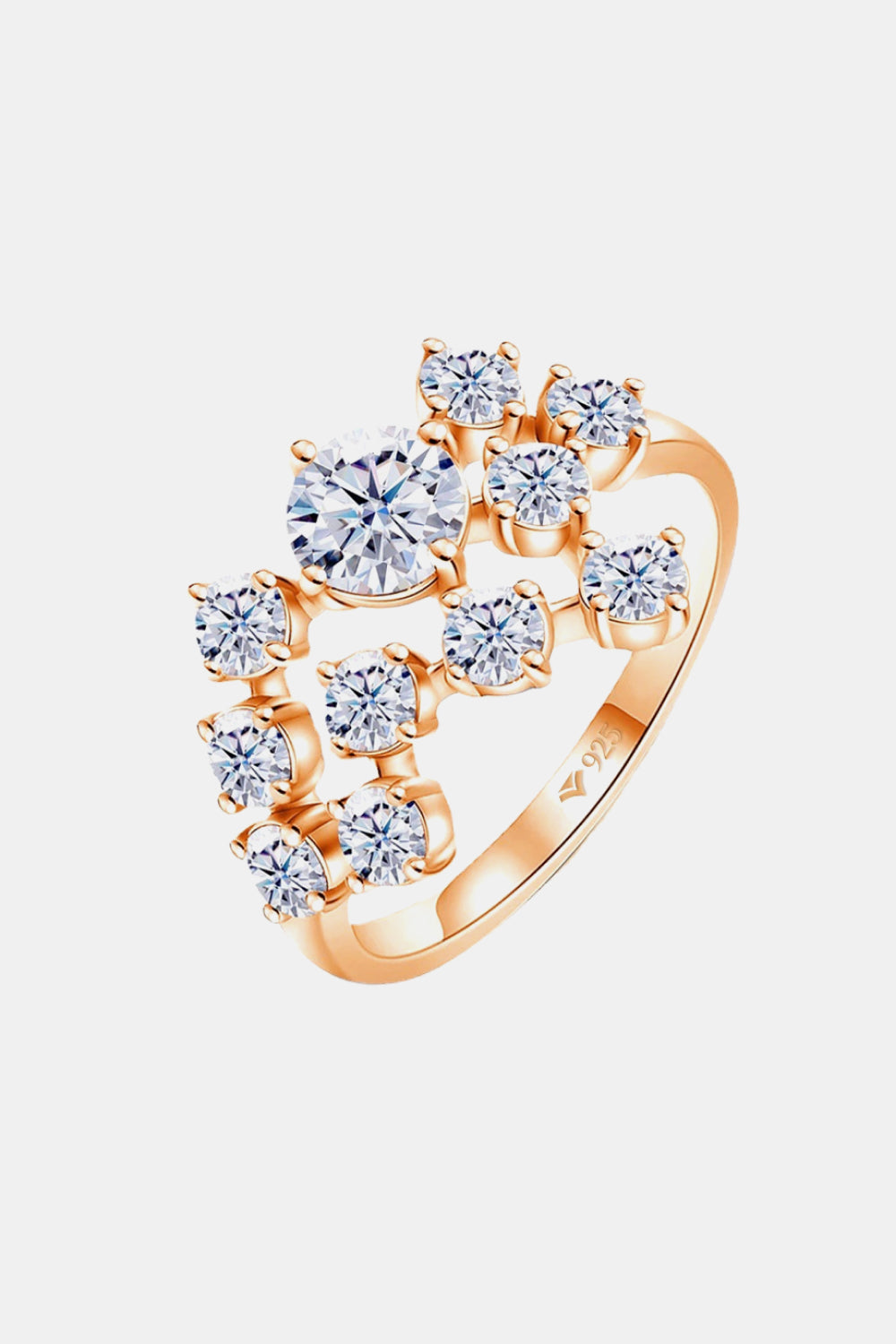 1.2 Carat Moissanite 925 Sterling Silver Ring Trandify Deal