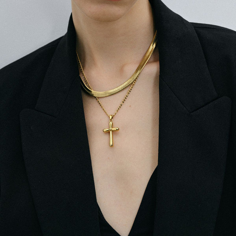 Stainless Steel Cross Necklace Trandify Deal