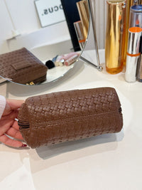 PU Leather Woven Clutch Trandify Deal