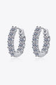 1.8 Carat Moissanite Hoop Earrings Trandify Deal
