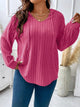 Plus Size Drawstring Dropped Shoulder Hooded T-Shirt Trandify deal