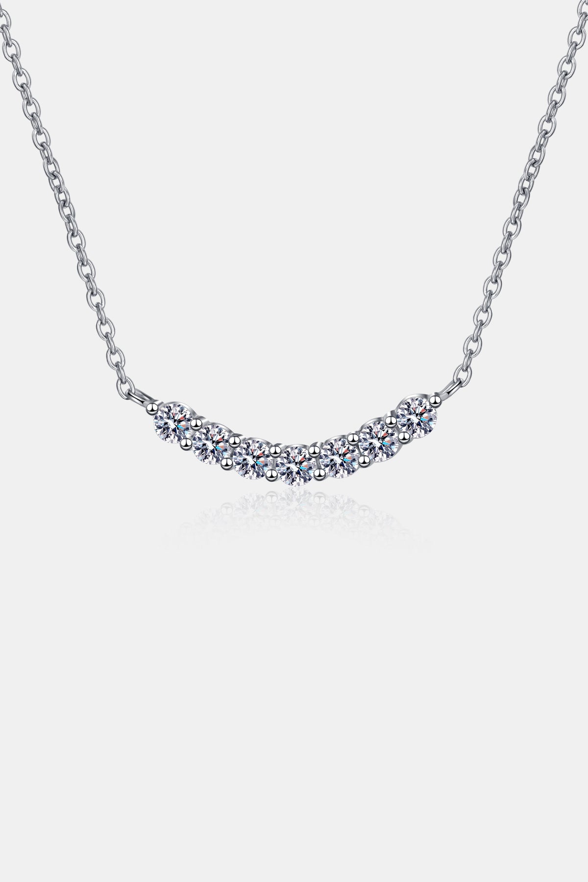 1.4 Carat Moissanite 925 Sterling Silver Necklace Trandify Deal