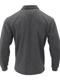 Men’s Plus Size Denim Button-Up Long Sleeve Jacket for Big & Tall – Slim Fit Casual Layering Shacket