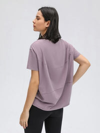 Soft breathable women's tee for gym and everyday outfits