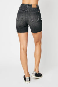Judy Blue Full Size High Waist Tummy Control Denim Shorts Trandify deal