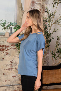 Sew In Love Full Size Exposed Seam Round Neck Short Sleeve T-Shirt Trandify deal