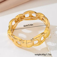 18K Gold-Plated Chain Link Bracelet for Women | Dainty Jewelry