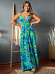 Twisted Printed V-Neck Cami Dress Trandify deal