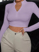 Athletic Style Women’s Crop Tee – Soft Breathable Fabric for Gym or Everyday Wear