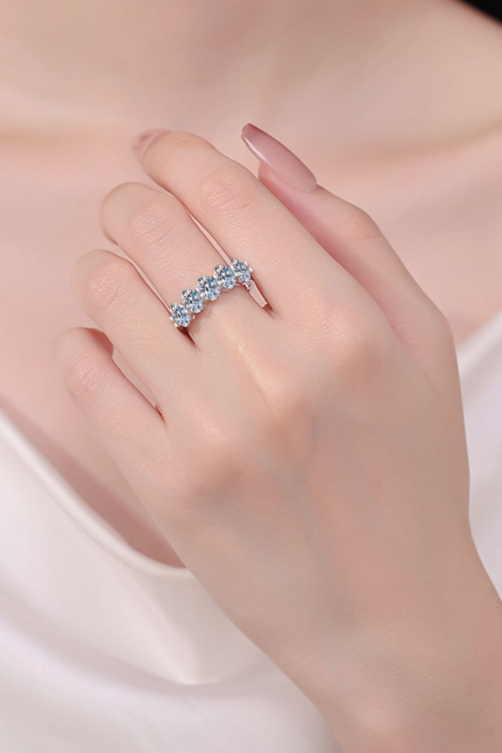 2.5 Carat Moissanite 925 Sterling Silver Ring Trandify Deal