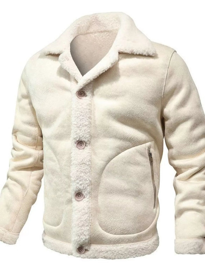 Men's Big & Tall Shearling Lined Jacket - Trandifydeal