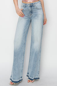 Risen Full Size High Rise Wide Leg Jeans - Trandify Deal