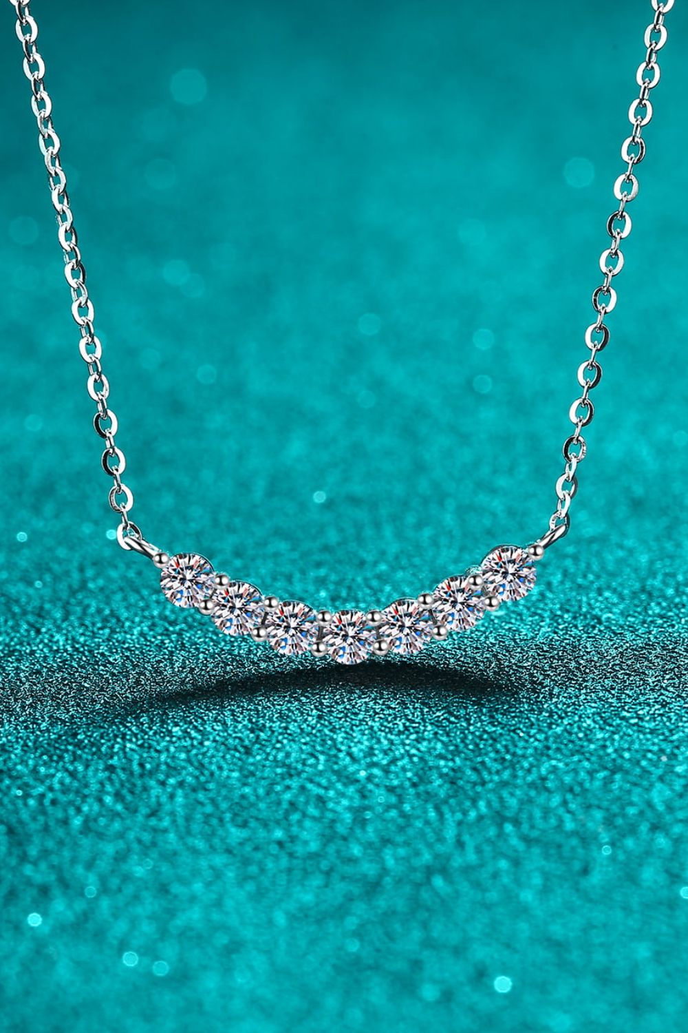 1.4 Carat Moissanite 925 Sterling Silver Necklace Trandify Deal