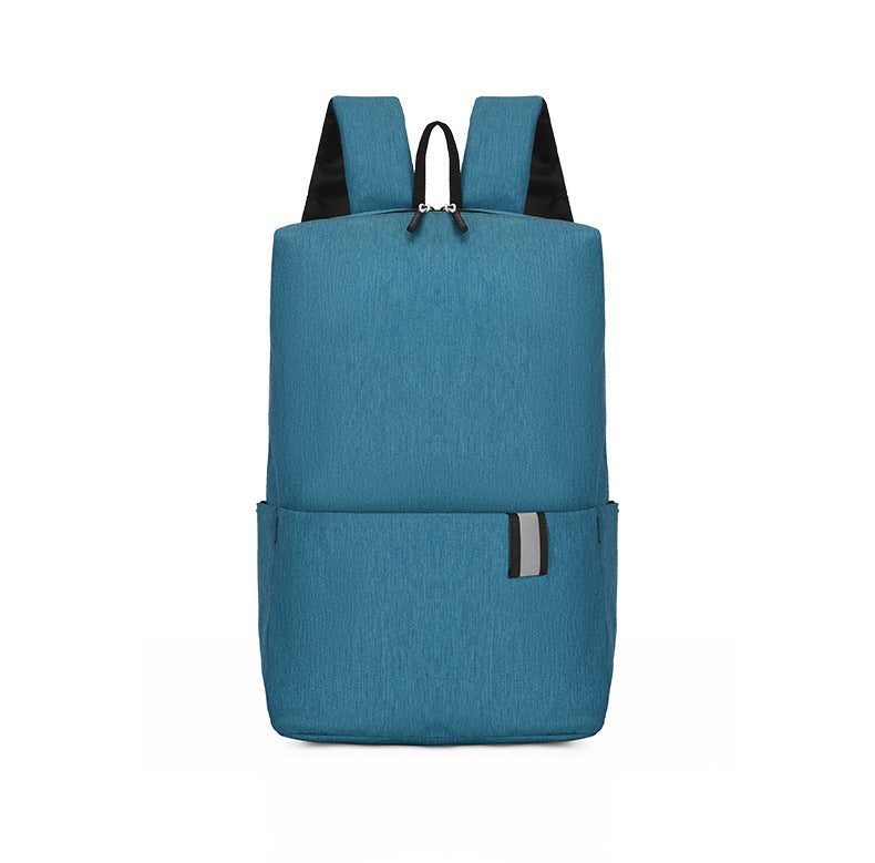 Solid Color Nylon Backpack Bag Trandify Deal