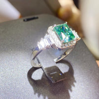 2 Carat Moissanite 925 Sterling Silver Ring Trandify Deal