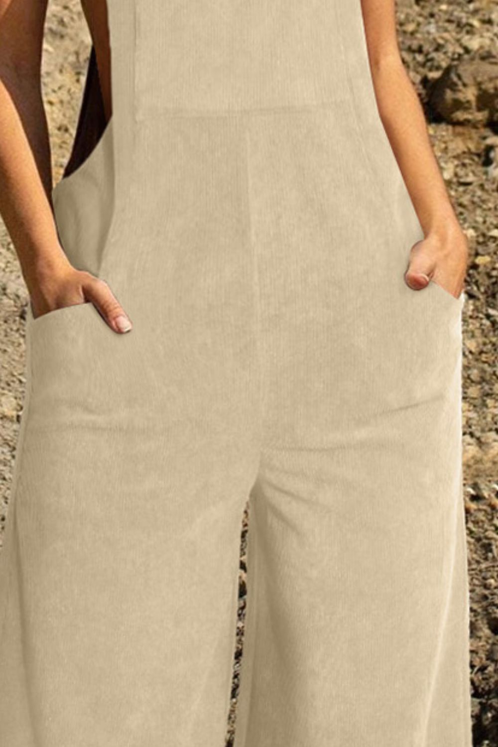 Pocketed Wide Leg Overall Trandify deal