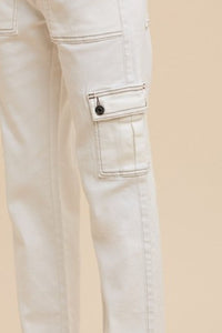 Annie Wear Straight Leg Jeans with Cargo Pockets Trandify Deal