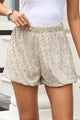 Sequin Elastic Waist Shorts Trandify Deal