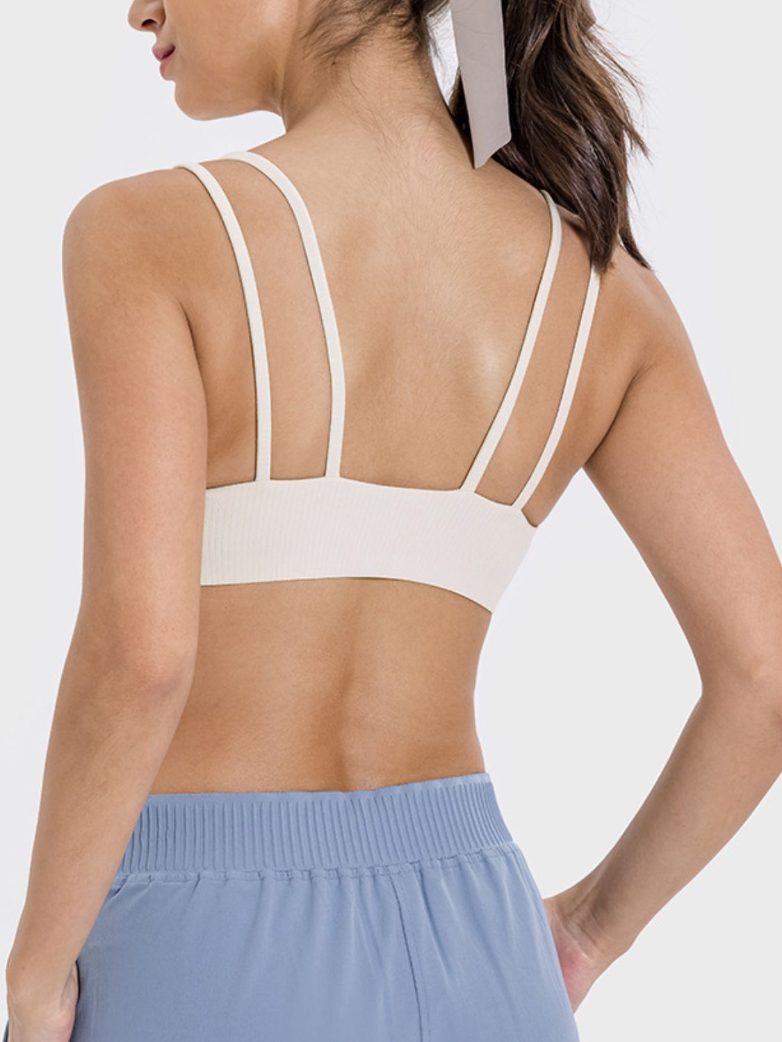 Millennia Scoop Neck Double Strap Active Cami Trandify deal