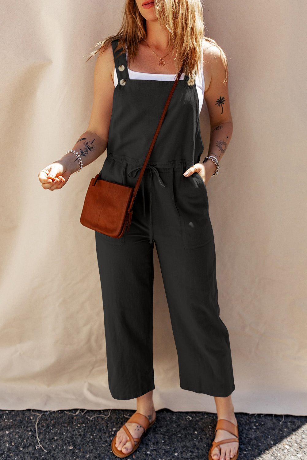 Adjustable Wide Strap Overalls – Farmhouse Chic Style – TrandifyDeal