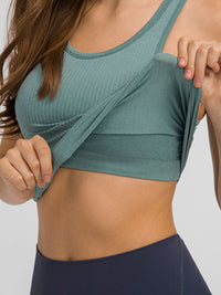 Millennia Round Neck Racerback Active Tank Trandify Deal
