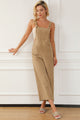 Pocketed Wide Leg Overall Trandify deal