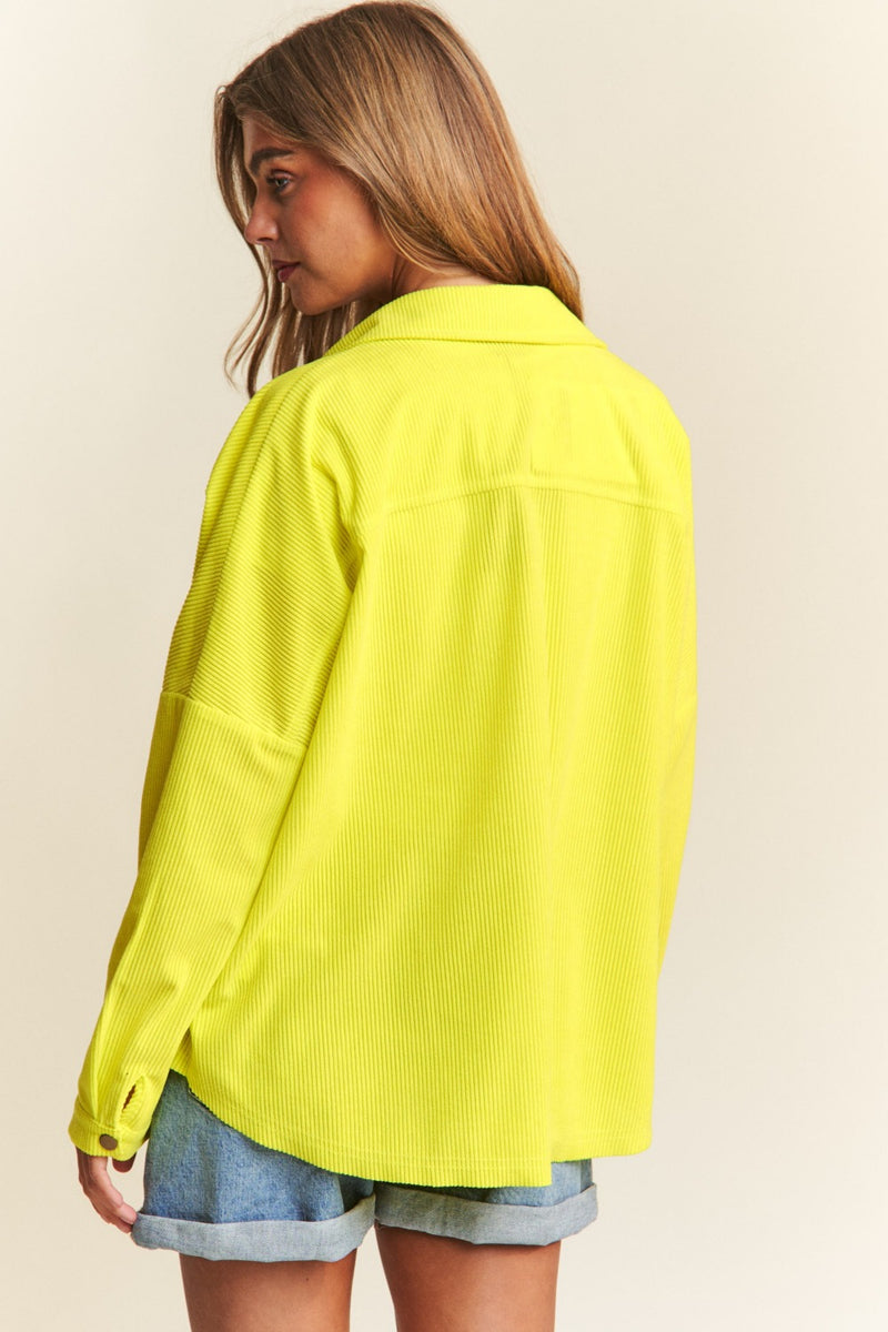 Trendy Women’s Shacket with Snap Buttons - TrandifyDeal
