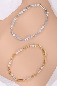 1.8 Carat Moissanite 925 Sterling Silver Bracelet Trandify Deal
