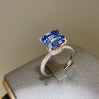 5 Carat Moissanite Zircon 925 Sterling Silver Ring Trandify Deal