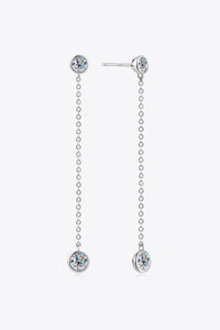 Adored Moissanite Chain Earrings Trandify Deal