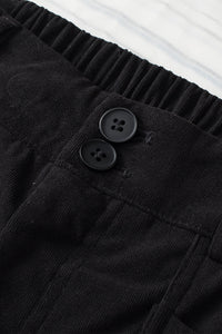 Half Elastic Waist Straight Pants Trandify Deal
